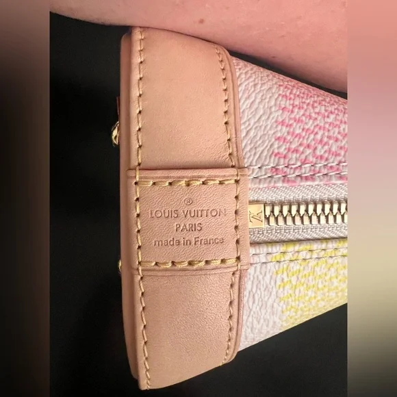 SALE! Louis Vuitton Damierlicious Giant Alma BB in Pastel colors - Picture 13 of 16